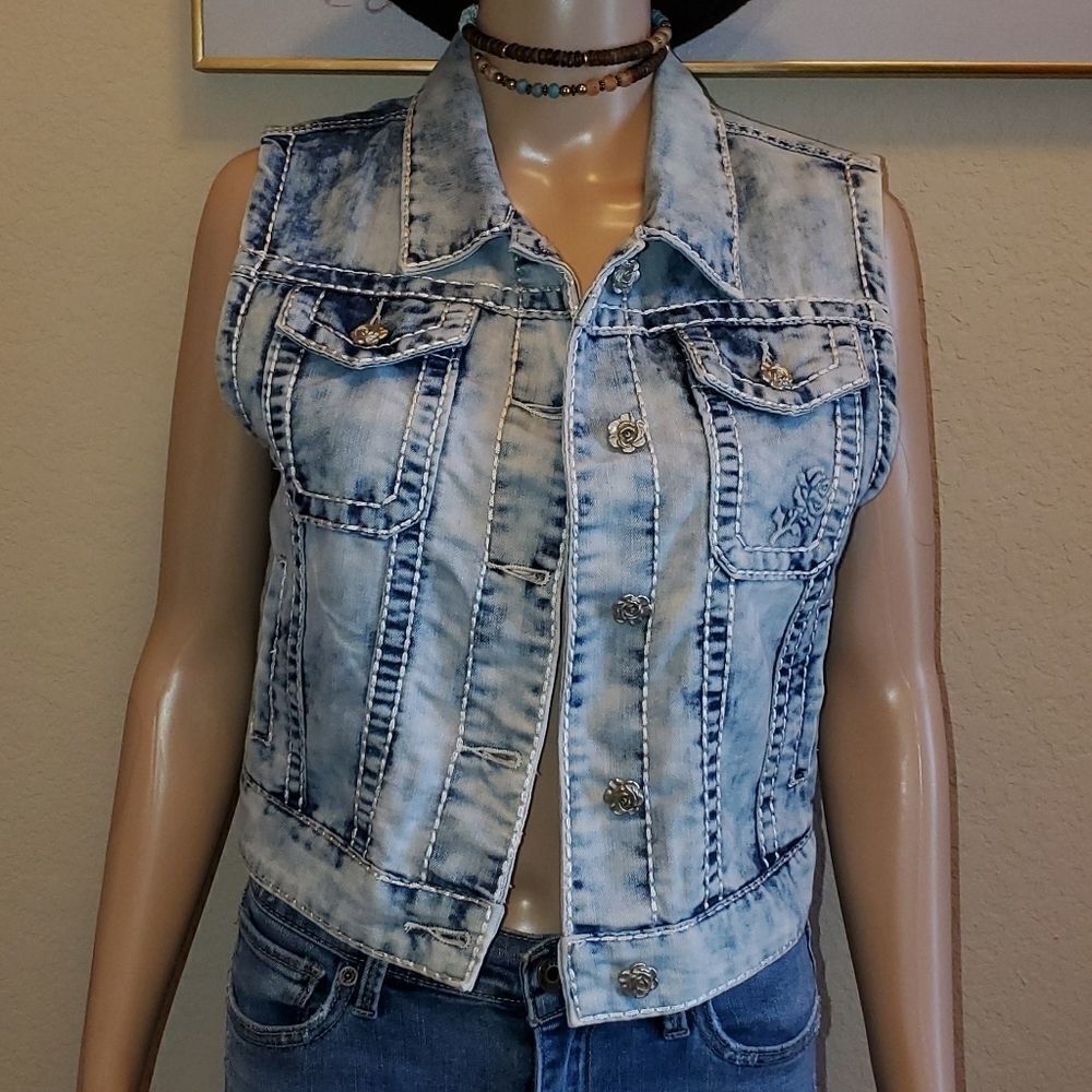Rose Roycedenim 80s inspired vest